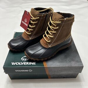 Wolverine Torrent Waterproof Women’s Duck Boots Cognac US Size 7 Farm Chore Hike